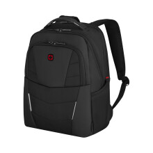 Wenger Altair 15.6" Laptop Backpack, TripleProtect Laptop & 10" Tablet Pockets, Air‑Flow Back Padding, SmartOrg Organizer, Recycled PET Fabric
