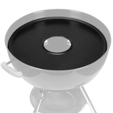 Onlyfire Flat Top Griddle Plate for Weber Kettle 22" Charcoal Grills, Nonstick Ceramic Coated Griddle Insert for Outdoor BBQ