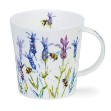 Dunoon Mugs Cairgorm Busy Bee's Fine Bone China Mug 0.32 Litre (Blue Lavender)