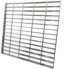 MOSINSBO Galvanised Steel Drain Grate, Driveway Channel Cover 500 x 500 mm