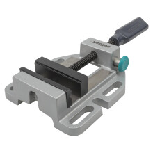 wolfcraft Drill Press Vice - 80 mm Machine Vice with Quick Adjustment