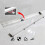 SaniteModar 60 cm Linear Shower Drain, 2-in-1 Tile Insert Panel Shower Drain with 360Siphon 5