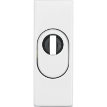 ABUS RSZS316 W SB Protective Escutcheon Plate with Cylinder Protection for Metal Doors White 09409