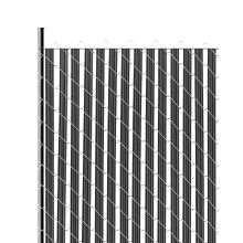VEVOR Bottom Locking Privacy Slats, Single-Wall Vertical Bottom-Locking Slats for Chain-Link Fence
