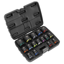 Sealey Impact Socket Set 16pc 1/2”Sq Drive - AK5625M