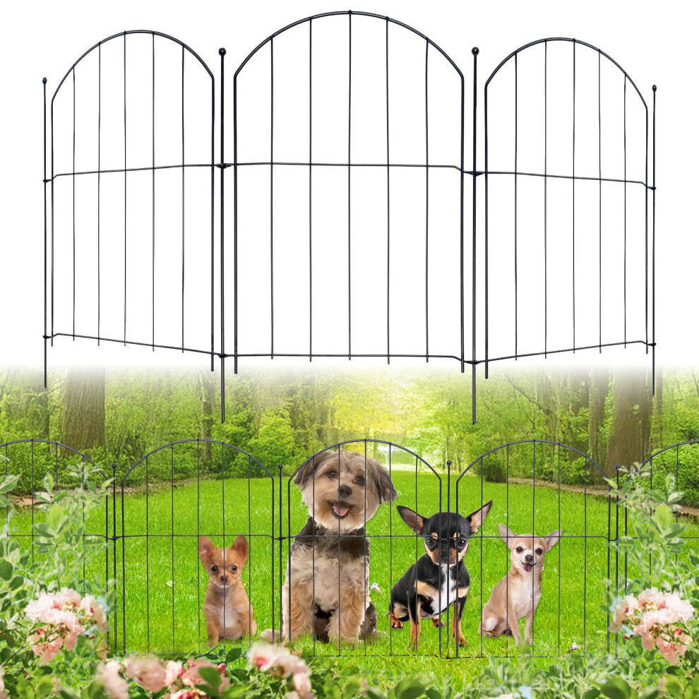 No Dig Garden Fence 16In X 20Ft 20 Panels Decorative Garden Border For Fencing For Flower Beds, Dog Barrier, Patio And Yard Decoration 5051227840097