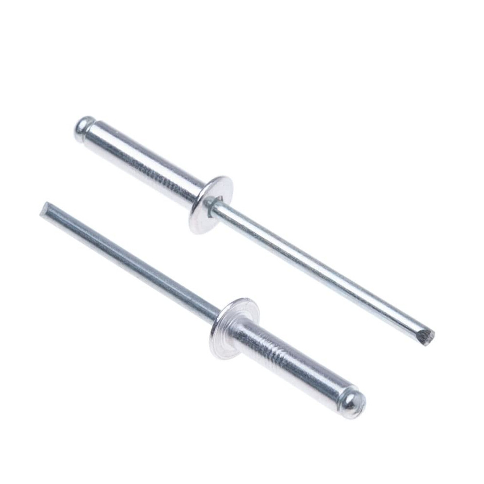 4mm x 18mm Alloy Rivets, 500 Pack â Rivets for Metal, Blind Rivet, Dome Head Rivet, Aluminium Body and Steel Mandrel Pop Rivets for Tinplate-image-OPC-PX7Y2CW-NEW