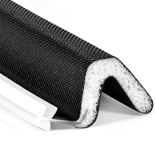 V-Shaped Weatherproof Door Seal, 8m Long