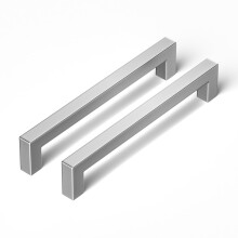 LONTAN 20 Pack Kitchen Cupboard Handles 128mm Kitchen Door Handles Stainless Steel Brushed Nickel Drawer Pulls for Wardrobe Cabinet Suitable for