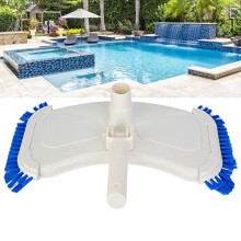 Pool Vacuum Head with Brush - Heavy Duty Suction Cleaner for Inground & Above Ground Swimming Pools, Spas, Hot Tubs