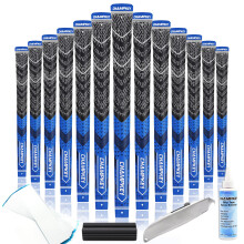 CHAMPKEY 13-Pack Half Cord Golf Grips with Installation Kit - All-Weather Performance Golf Club Grips for Men | High Traction & Feedback Design