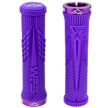 WFS Volatus Single Lock-on Grips for Mountain Bikes, Road, City Bike, 33mm OD for Soft Comfortable Ergonomic