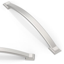 Asimerdeco 10 Pack Brushed Satin Nickel Cabinet Pulls 6.3 Inch(160mm) Kitchen Cabinet Handles Solid Zinc Alloy Cabinet Hardware Drawer Pulls