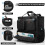 Trunab PC Desktop Carrying Case with Multiple Storage Pockets, PC Computer Tower Backpack Bag, Traveling Carrier for Keyboard, Cable 2