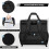 Trunab PC Desktop Carrying Case with Multiple Storage Pockets, PC Computer Tower Backpack Bag, Traveling Carrier for Keyboard, Cable 3