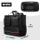 Trunab PC Desktop Carrying Case with Multiple Storage Pockets, PC Computer Tower Backpack Bag, Traveling Carrier for Keyboard, Cable 5