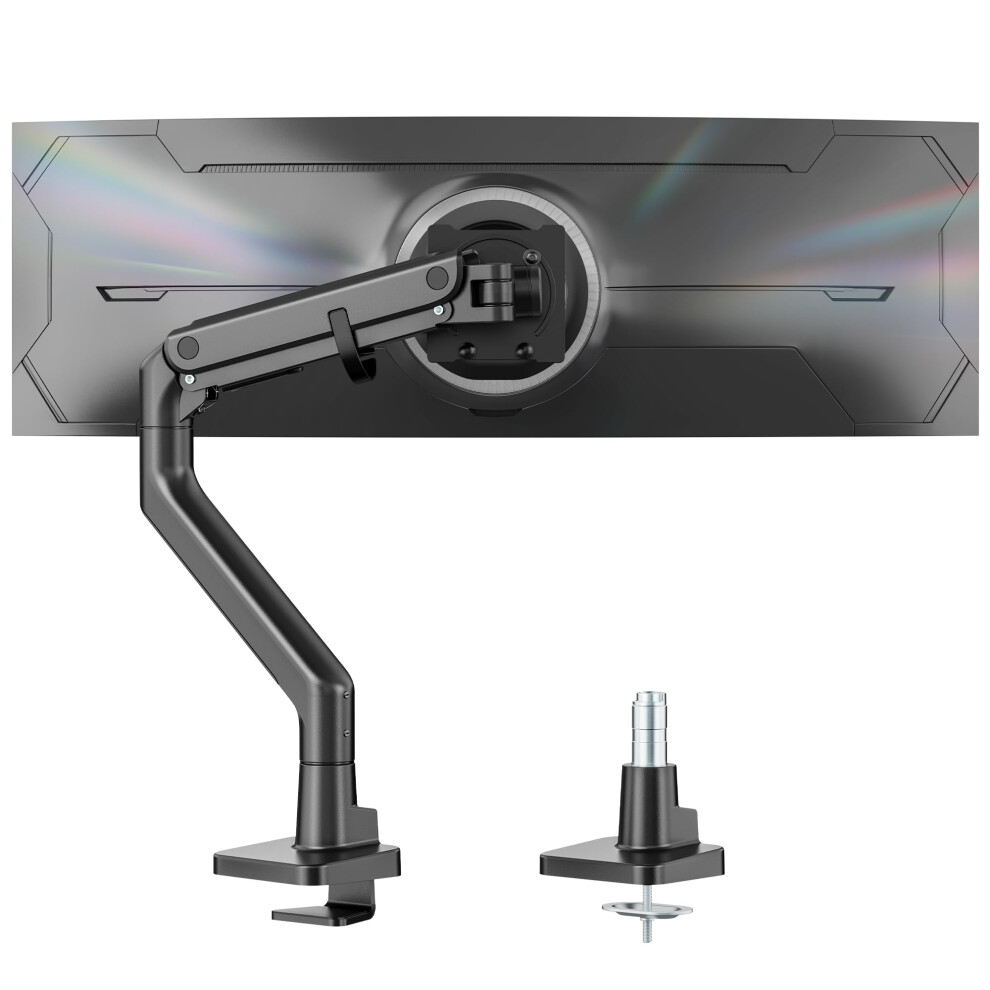 Montek Heavy-Duty Monitor Arm For 17-57" Ultrawide Screens Up To 27Kg 5051227814593