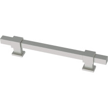 Franklin Brass Adjusta-Pull Square Bar (5-Pack) Adjustable Cabinet Handles 1-3/8' to 6-5/16' Hole Center Matte Satin Nickel Kitchen Dresser