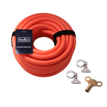 Fordle’s 10m Drain Down Hose Kit for Radiator/Heating System Repair Maintenance Servicing – Flexible TPU Rubber with 12mm Bore