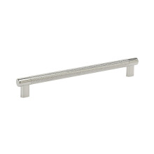 Amerock | Kitchen Cabinet Pull | Polished Nickel | 10-1/16 in (256 mm) Center-to-Center | Bronx | 1 Pack | Furniture Hardware | Cabinet Handle