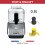 Magimix Magimix Le Micro Mini Chopper | Ultra Compact | Multifunctional | Satin | 18115, Silver 3