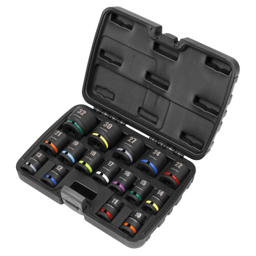 Sealey Sealey Impact Socket Set 16pc 1/2”Sq Drive - AK5625M 1