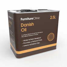 Furniture Clinic Danish Oil for Wood - Premium Finishing Oil to Enhance The Natural Beauty of Oak, Pine & Wooden Worktop Surfaces