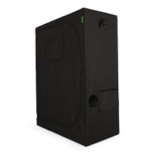 Growerz TNT-120L 12060160 cm, 1.44m^3 Black Mylar Grow Tent – Heavy-Duty Alloy Steel Frame, Observation Window