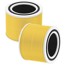 HOSECES 3-in-1 True HEPA Filter Core 300-RF Replacement for LEVOIT CORE 300 CORE 300S Air Purifier Pet Filter