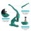 Rivet Press Machine, Eyelets and Punch Machine Hand Press Grommet and Rivet Machine Practical Multi Purpose Hole Punch Set 2