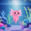 (Pink) Squishy Salamander Toy, Stress Relief, TPR Material 5