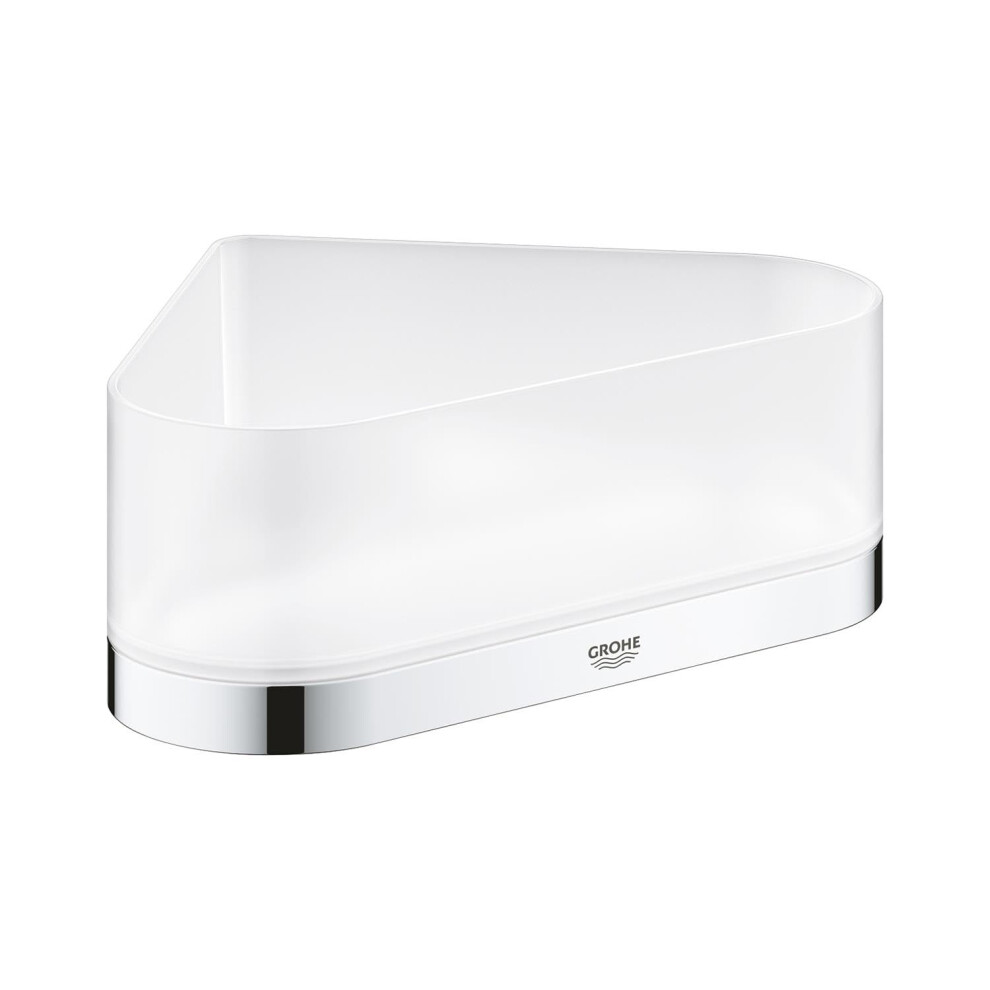 Grohe Selection Corner Shower Tray With Holder Chrome 41038000