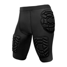 Topeter 5-Pad Mens Football Girdle Pants, Practice & Game Day Protective Compression Shorts for Lacrosse, Baseball, Paintball XXL