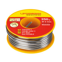 Rothenberger Industrial Fitting Solder Paste 3 250 g for Heating and Drinking Water Pipes 045255E