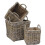 Very Strong Excellent Quality Lined Square Log Basket / Storage Basket 2