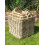 Very Strong Excellent Quality Lined Square Log Basket / Storage Basket 4