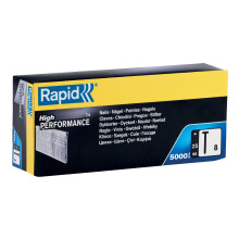 Rapid High Performance No.8 Galvanised Steel Brad Nails, Wire Length: 25 mm, 40014272 - 5000 Pieces