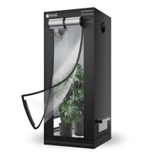 Cannobox Grow Tent 80 x 80 x 180 cm Pro Indoor Grow Tent Transparent Layer Design Grow Tent Plant Tent with Reflective Mylar 1680D Oxford Grow Tent