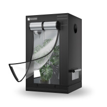 Cannobox Grow Tent 60 x 60 x 100 cm Pro Indoor Grow Tent Transparent Layer Design Grow Tent Plant Tent with Reflective Mylar 1680D Oxford Grow Tent