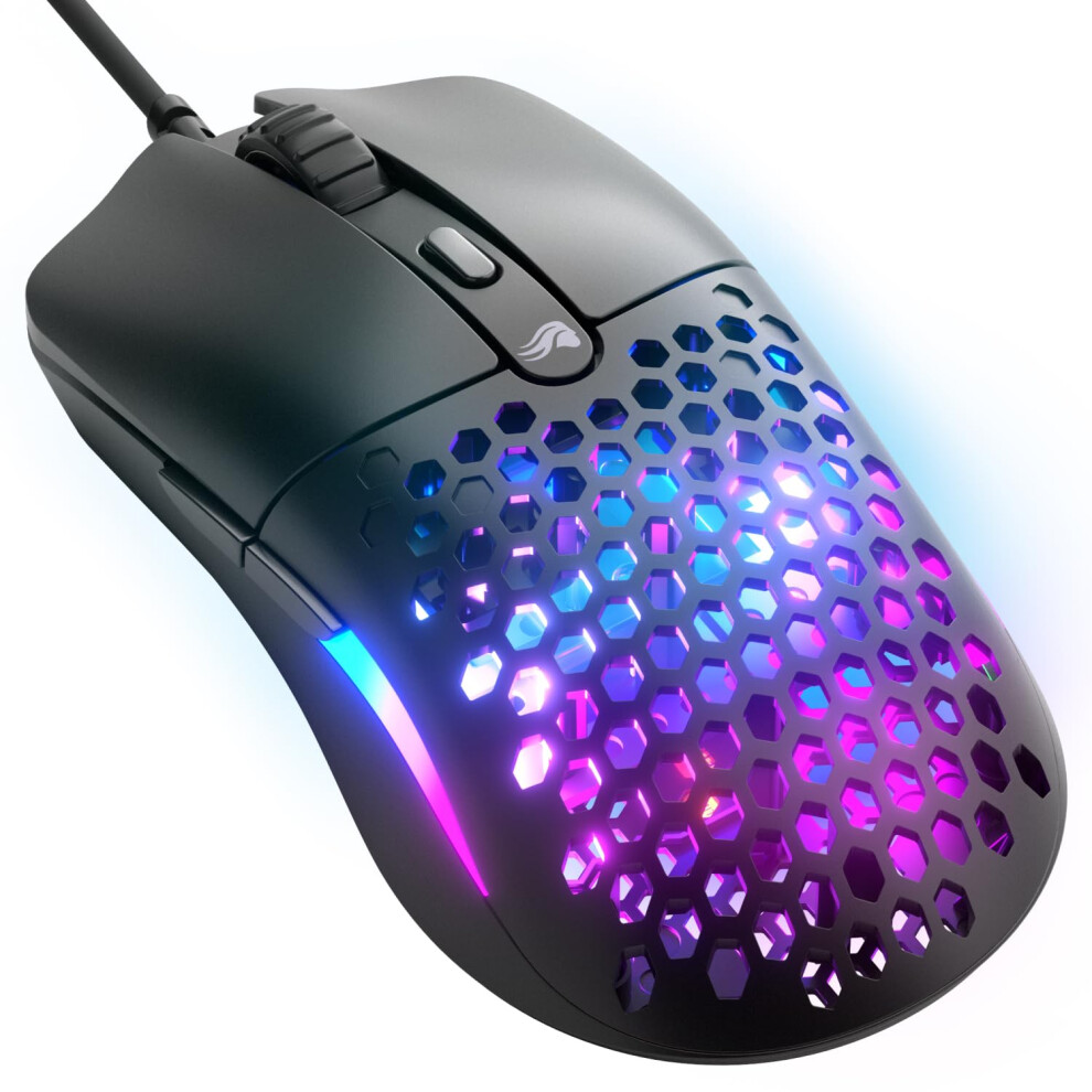 Glorious Model O Eternal Ultralight Rgb Gaming Mouse - Wired - 55G Lightweight - Customizable Rgb Lighting - 6 Programmable Buttons 5051227869470