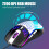 RedThunder 60% RGB Gaming Keyboard and Mouse Combo,UK Layout Ultra Compact Backlit Mini Keyboard, Lightweight 7200 DPI Cellular Optical Mouse 4