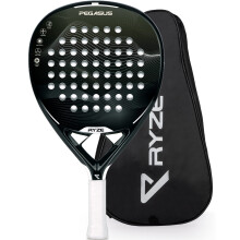 RYZE PEGASUS Padel Racket in 100% Carbon Fiber - Max Power + Control - Pro Paddle Racket for Adults - EVA-17 Flex Foam - 360g Light & Durable