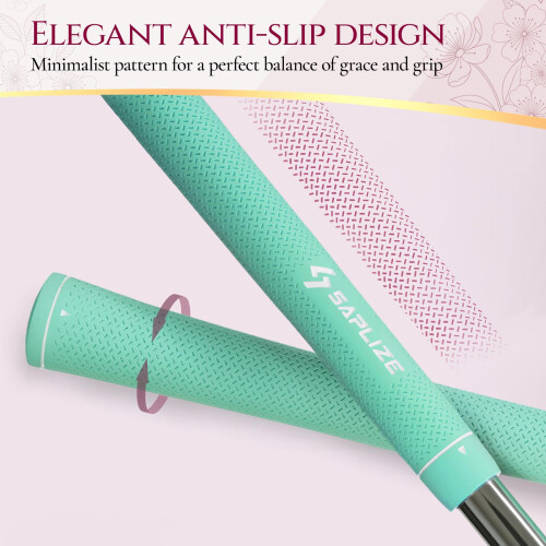 SAPLIZE Women’s Golf Grips 13 Pack | Soft, Comfortable & Shock-Absorbing | Elegant Solid Colors, Optimized Taper Design 1