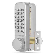 Digital Code Lock Door Lock, Double Keypad Code Lock Combination Coded Button Lock Double Sided Back to Back Code Lock