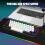 RedThunder 60% RGB Gaming Keyboard and Mouse Combo,UK Layout Ultra Compact Backlit Mini Keyboard, Lightweight 7200 DPI Cellular Optical Mouse 2