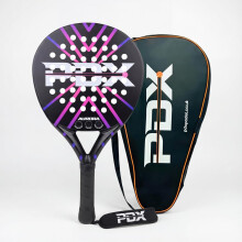 PDX Aurora Padel Racket for Adults | Lightweight Carbon & Fibreglass Padel Racket for Men & Women | Built for Control, Power & Comfort