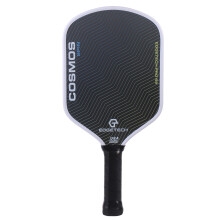 Cosmos Spin EdgeTech Pickleball 16 mm Paddle, Two-Layer Surface, Titanium Web Base, T700 Raw Carbon Fiber Surface, Orbit Grooves for Control and Spin
