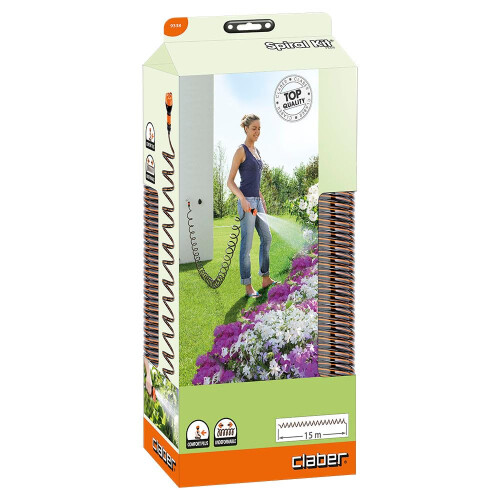 Claber Claber Spiral Kit Plus MT.15 9338, Black Orange 2