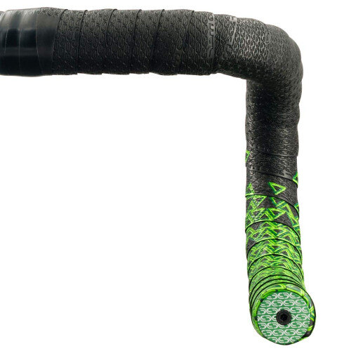 Deda Elementi Loop Handlebar Tape, Black/Green 1