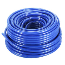 Rebower Pneumatic Tubing Pipe,14mm x 10mm Blue PU Polyurethane Tube,187FT 57M,PU Air Line Tubing Hose Tubes for Air Compressor,Fluid Transfer,Air